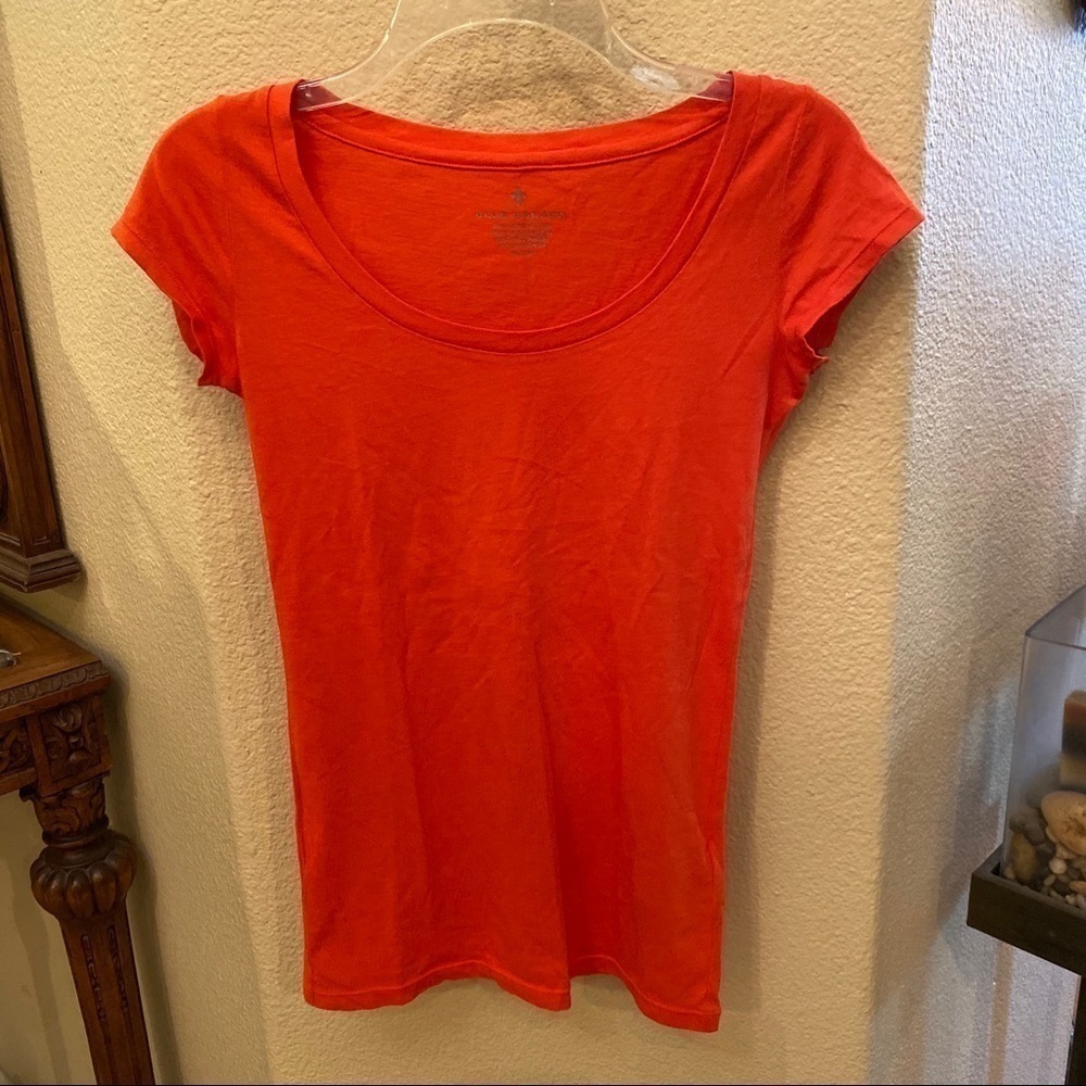 CLUB MONACO Orange T-Shirt Size Xsmall